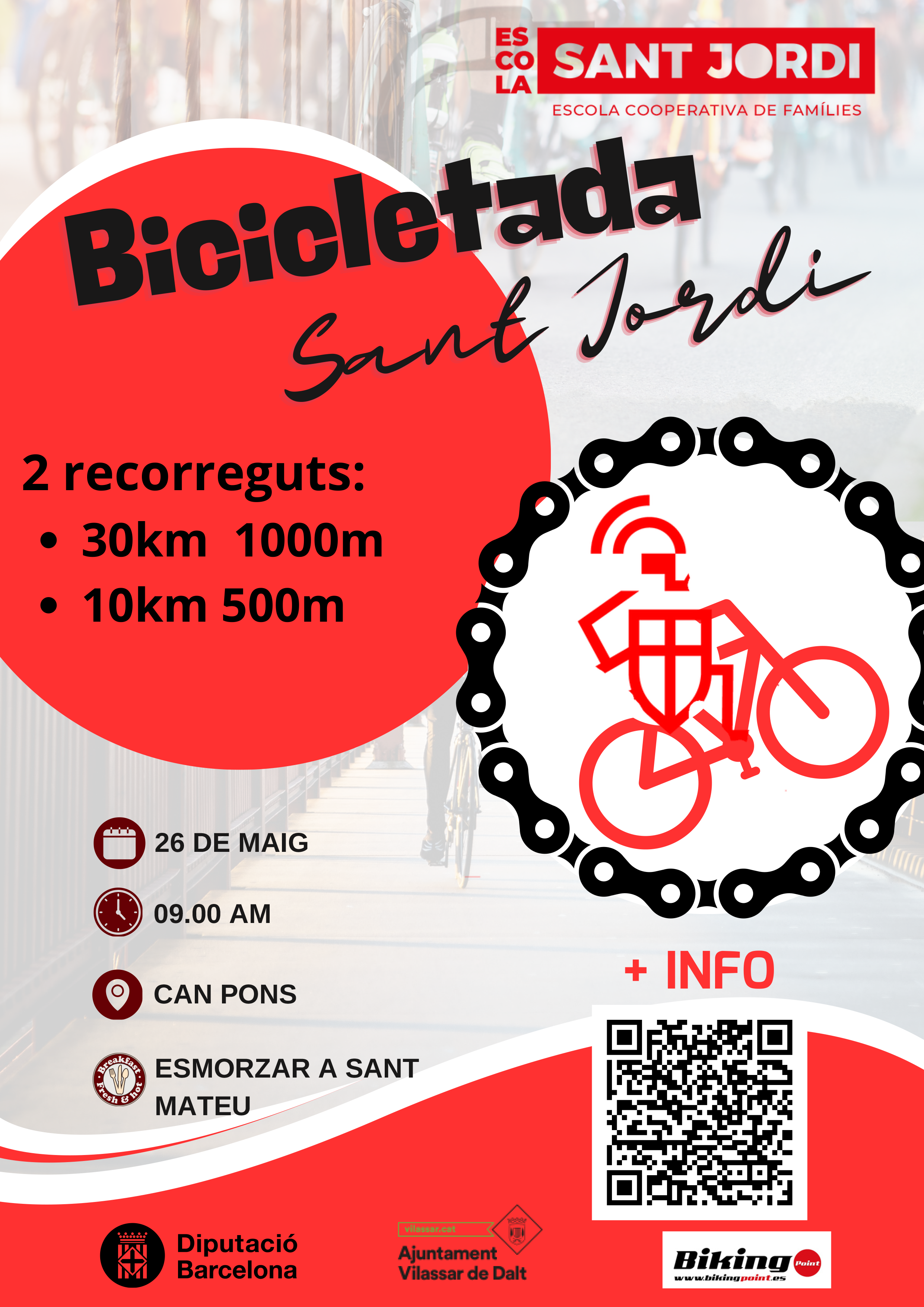 Bicicletada Sant Jordi