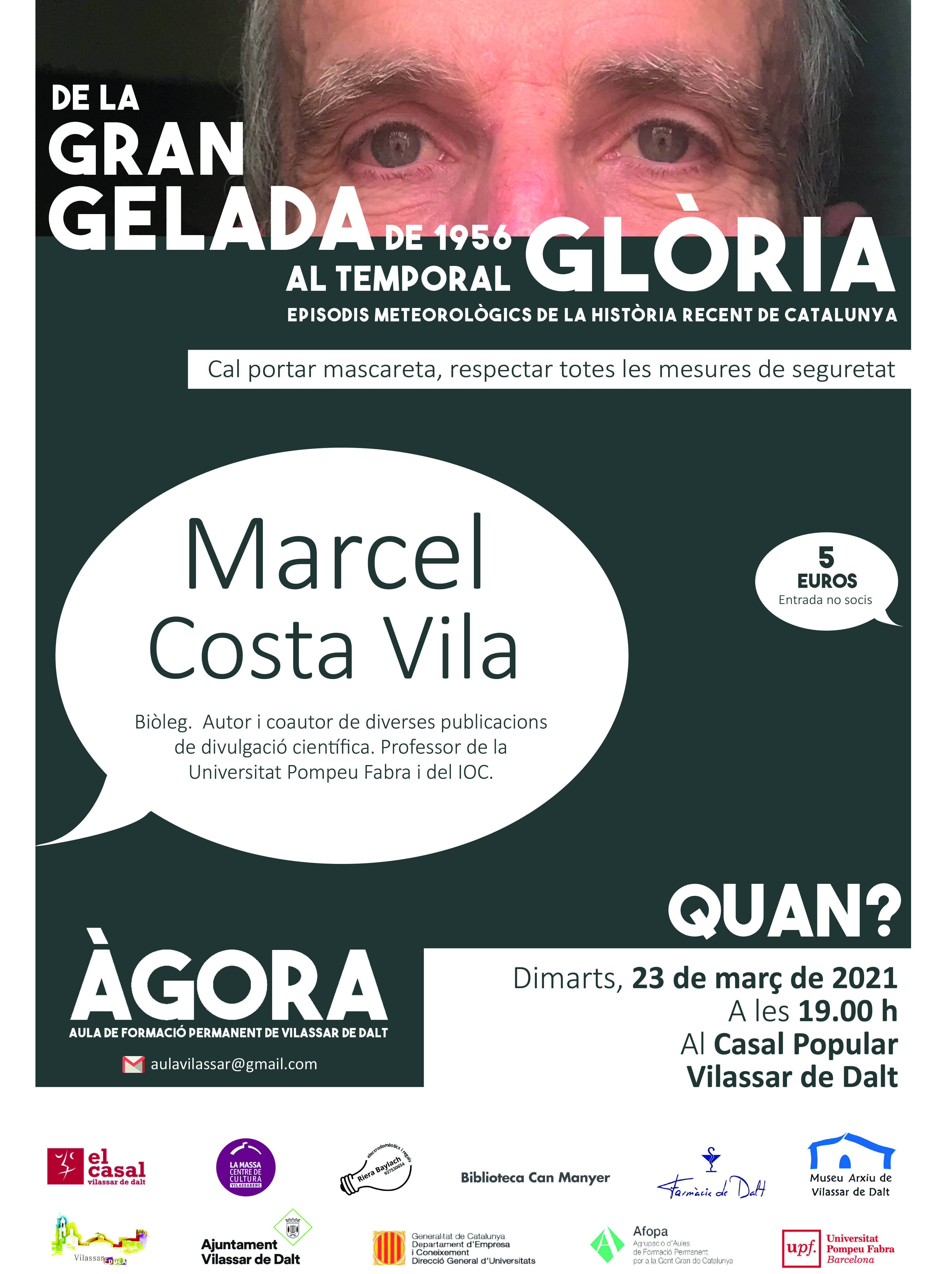 Àgora Vilassar: De la gran gelada de 1956 al temporal Glòria