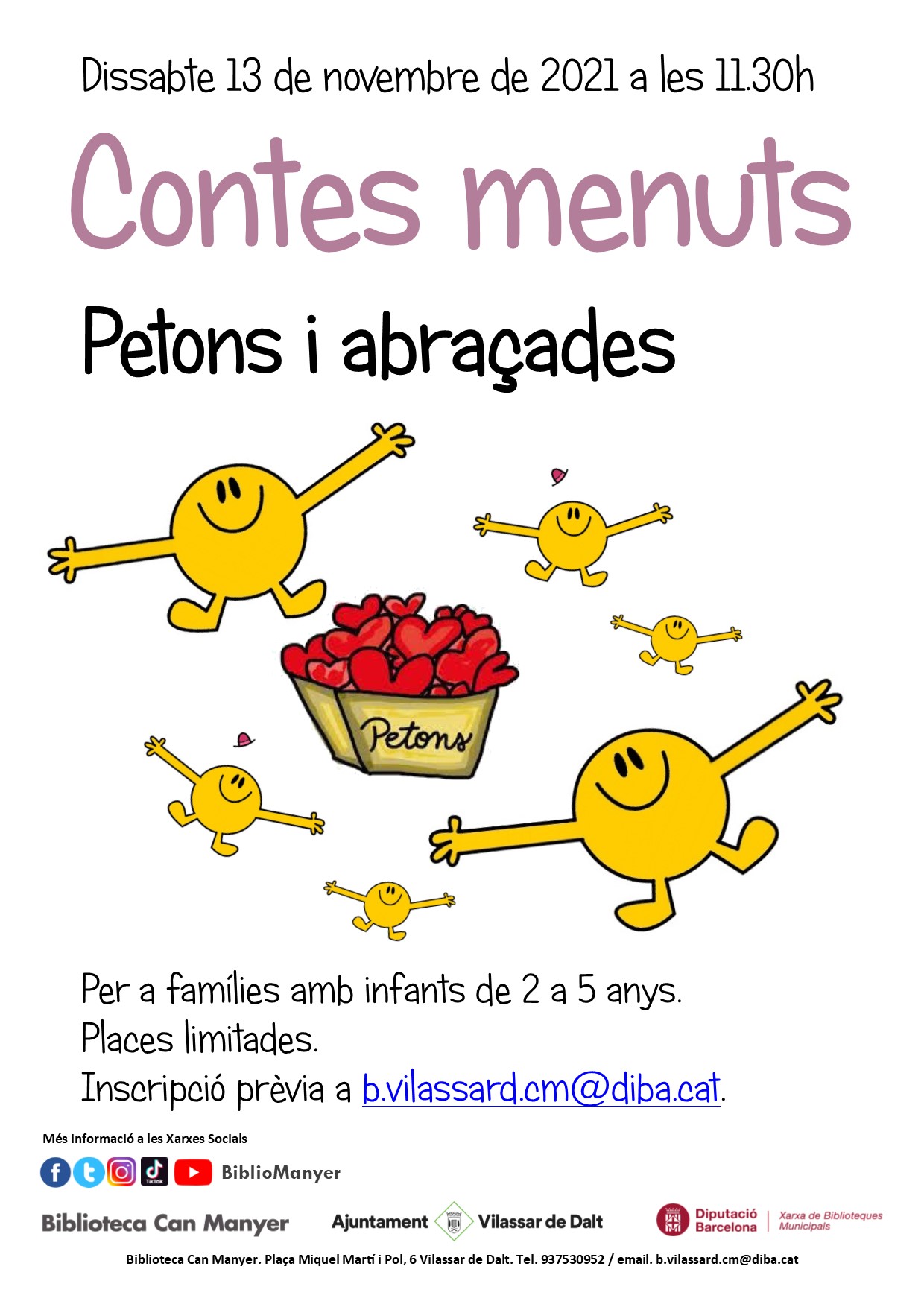 Contes menuts: Petons i abraçades