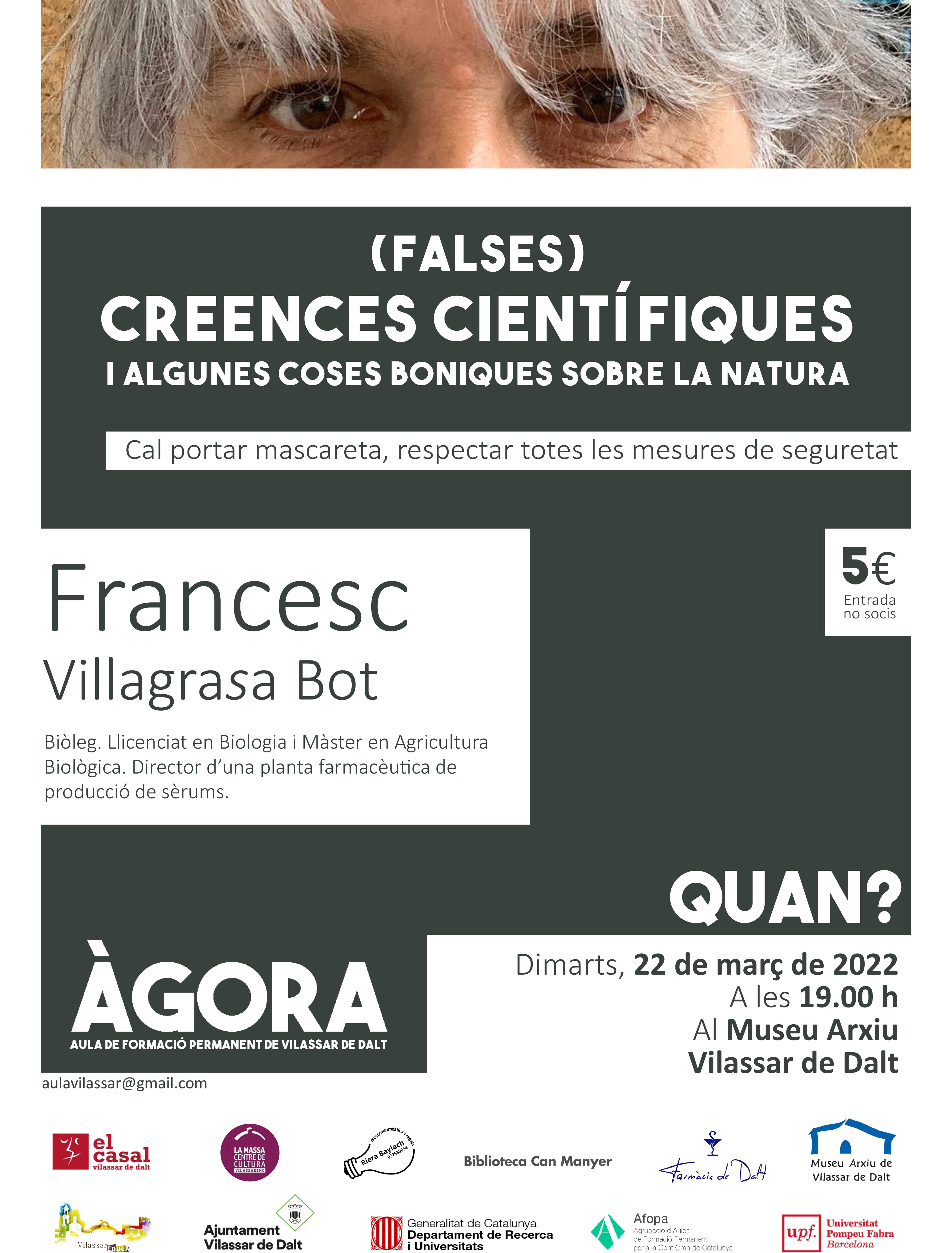 Àgora Vilassar: (Falses) Creences científiques