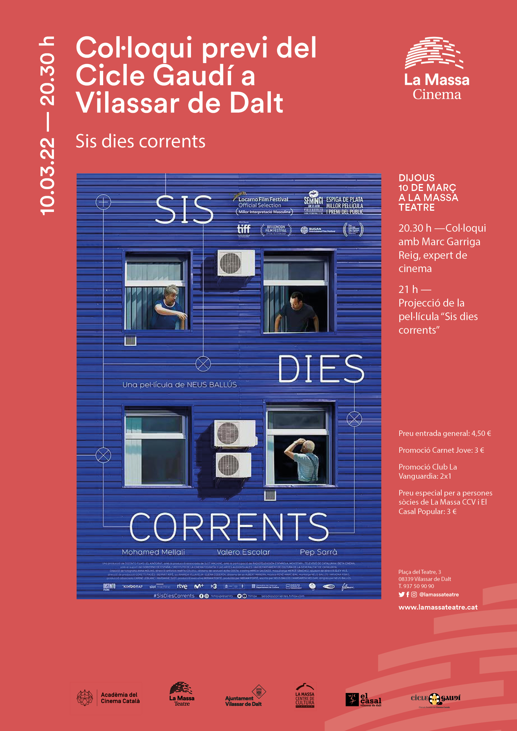 Cicle Gaudí: Sis dies corrents