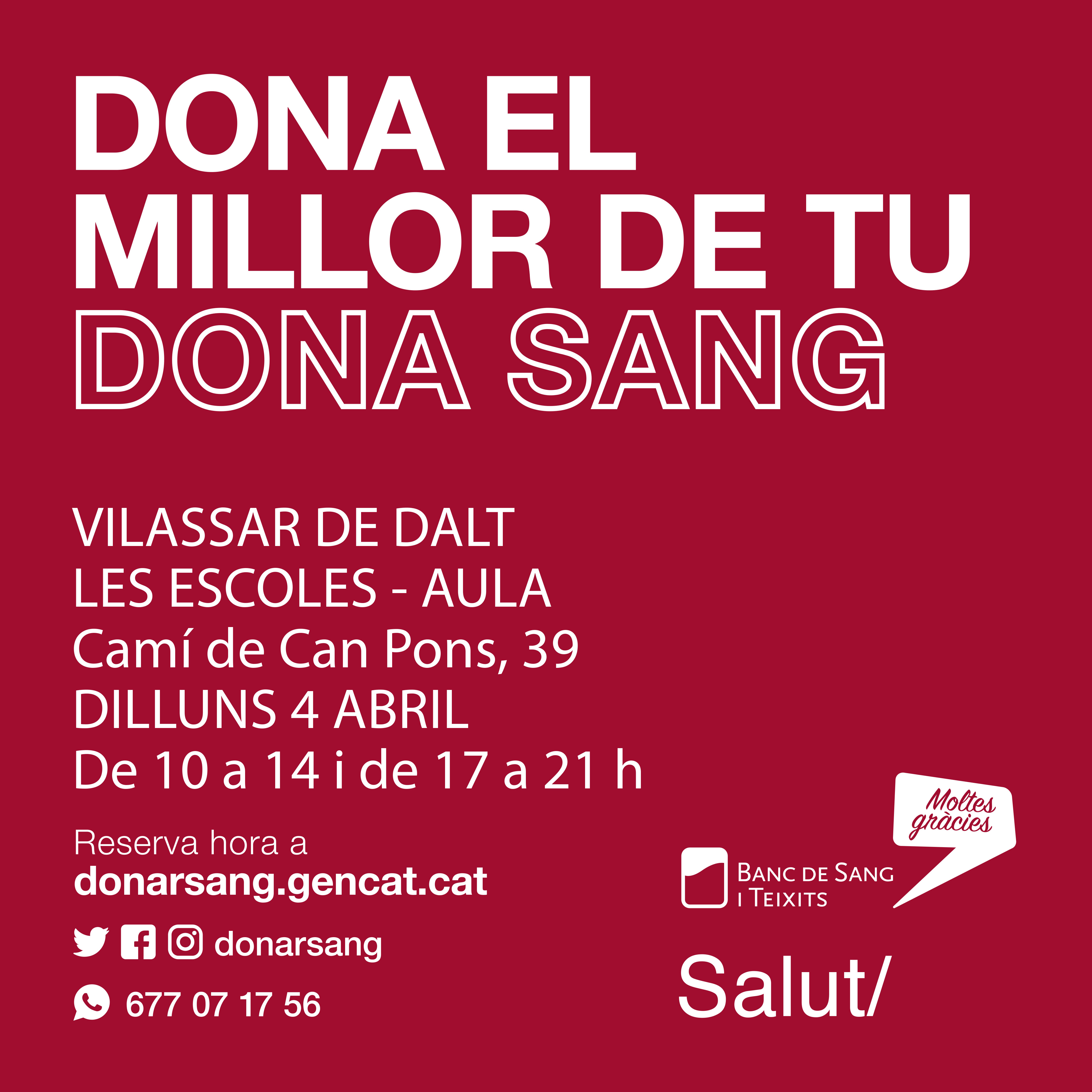 Jornada de donació de sang 