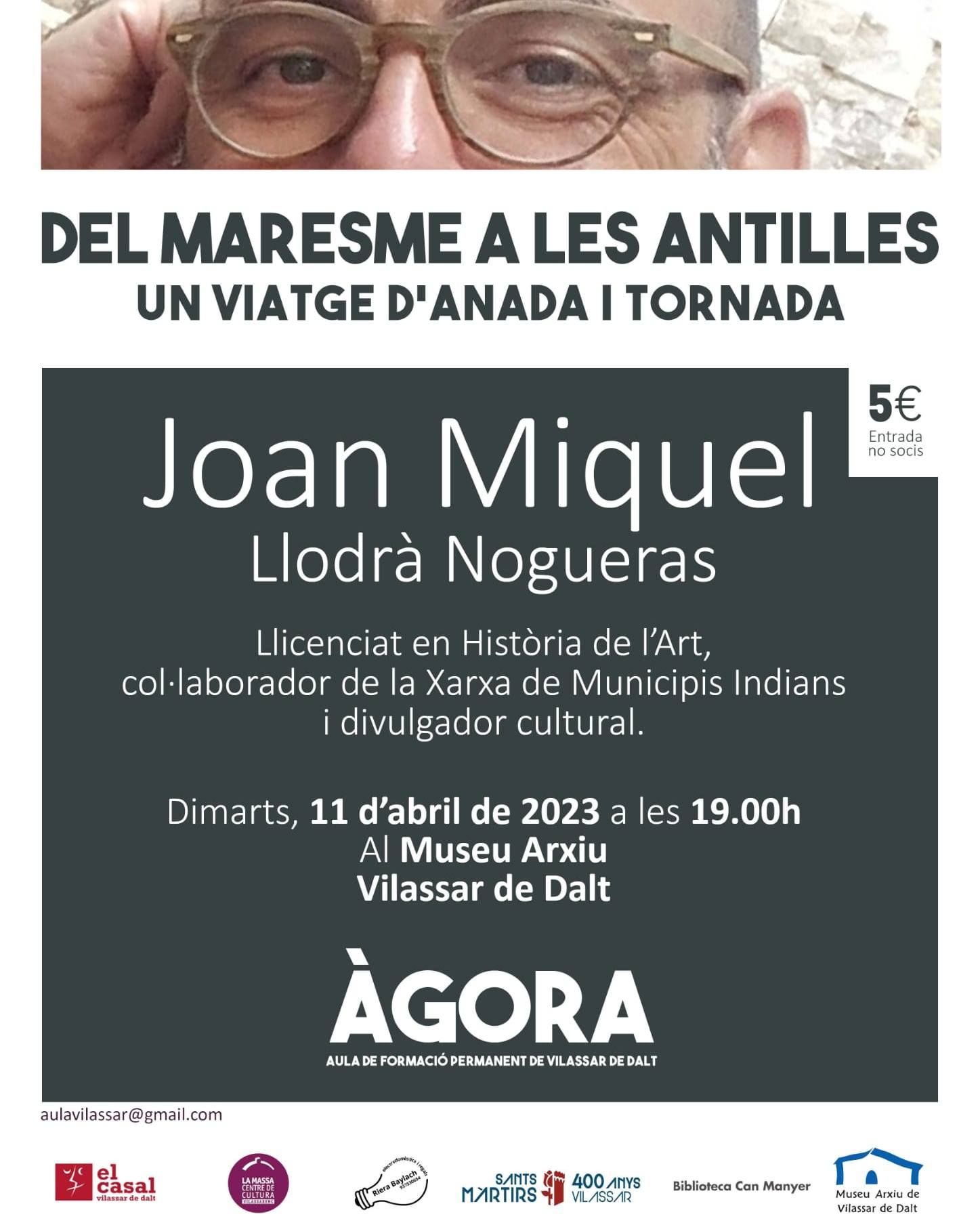Àgora Vilassar: Del Maresme a les Antilles