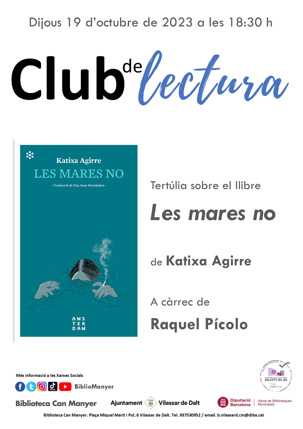 Club de lectura: 'Les mares no'