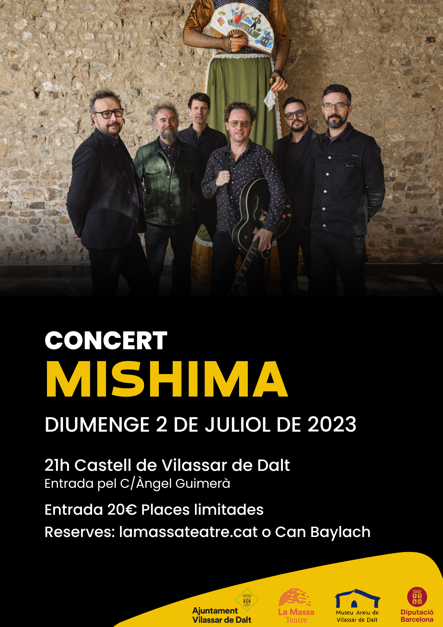 Mishima en concert al Castell de Vilassar