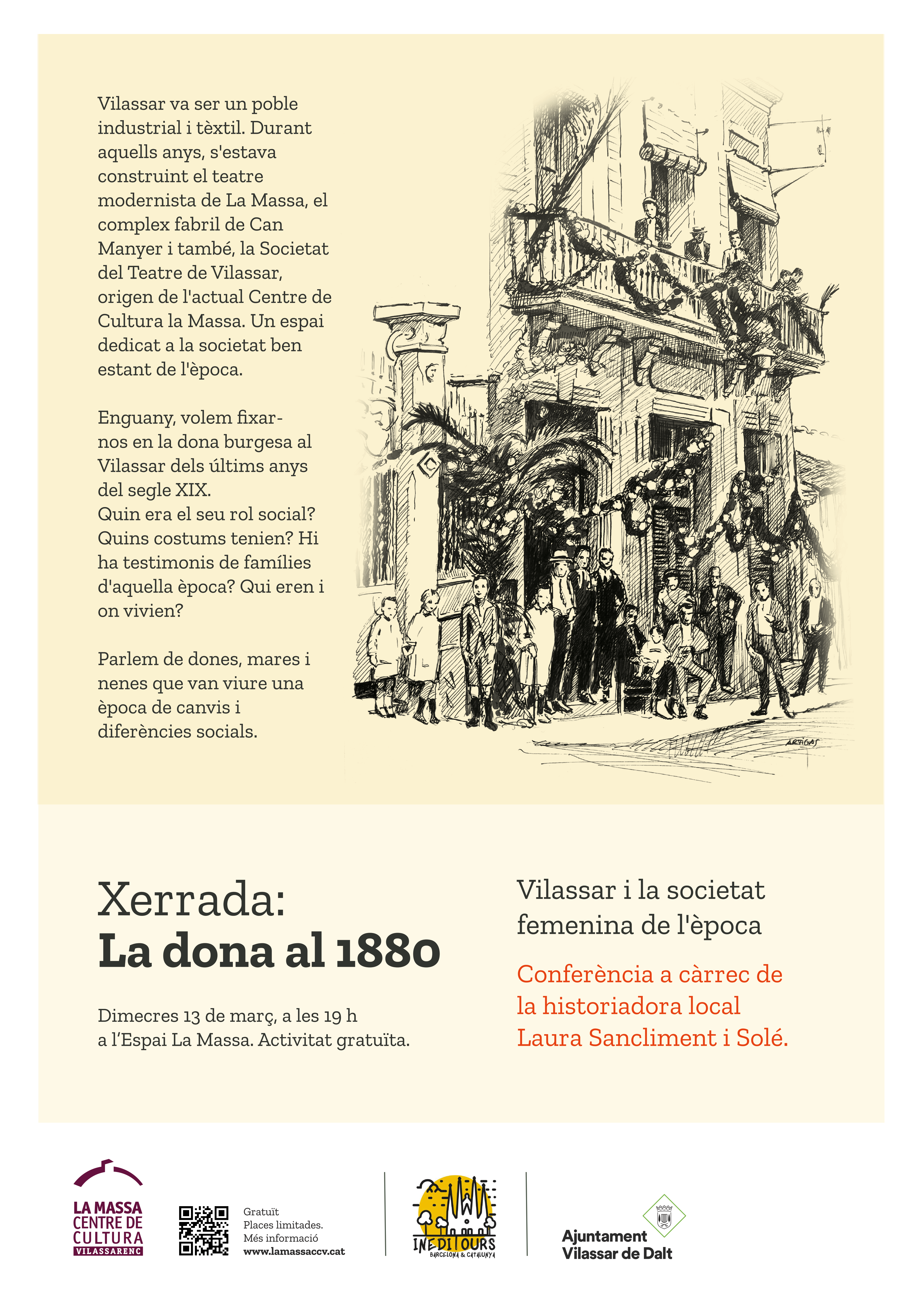 Conferència 'La dona al 1880. Vilassar i la societat femenina de l�??època�?? 