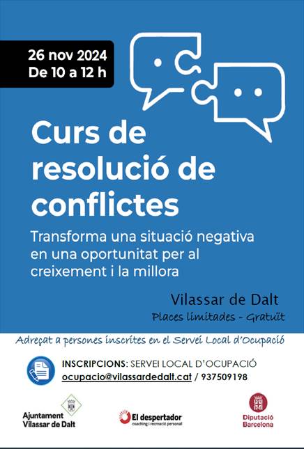 Curs de resolució de conflictes