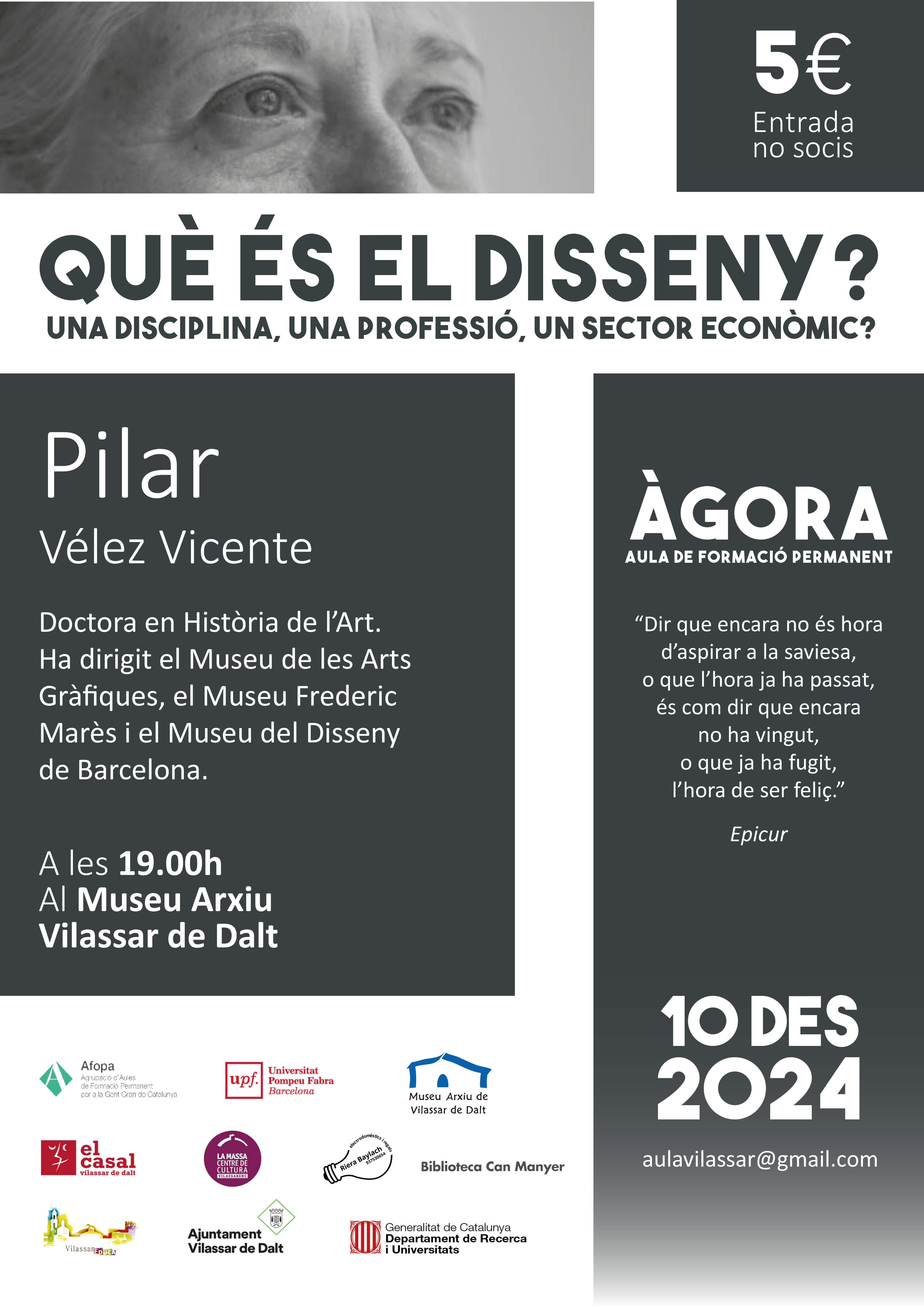 Àgora Vilassar. 'Què és el disseny?'