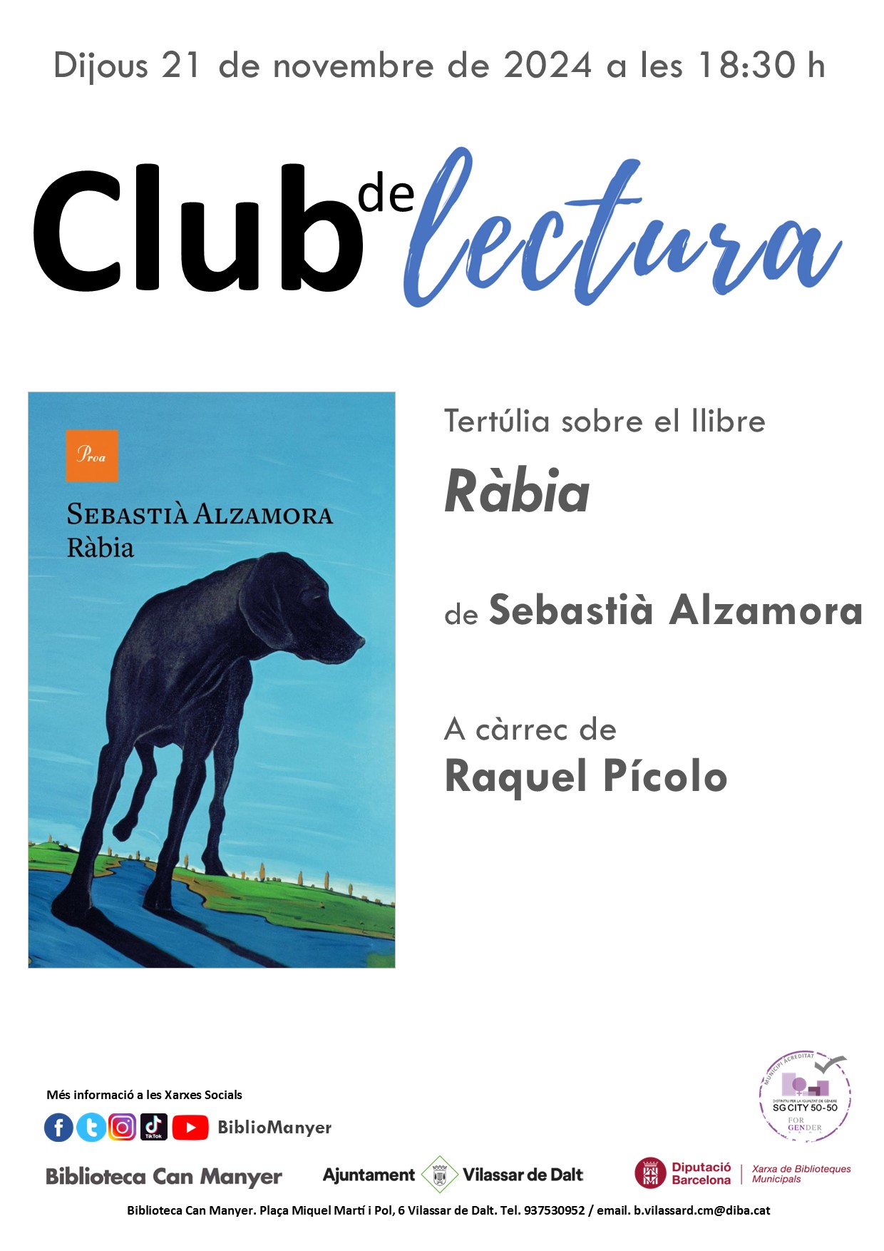 Club de lectura. 'Ràbia'