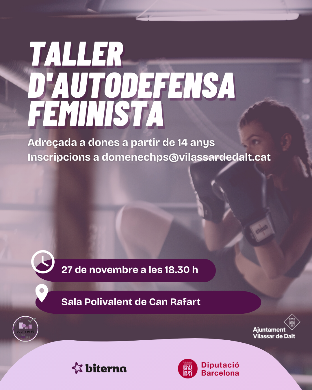 25N: Taller d'autodefensa feminista