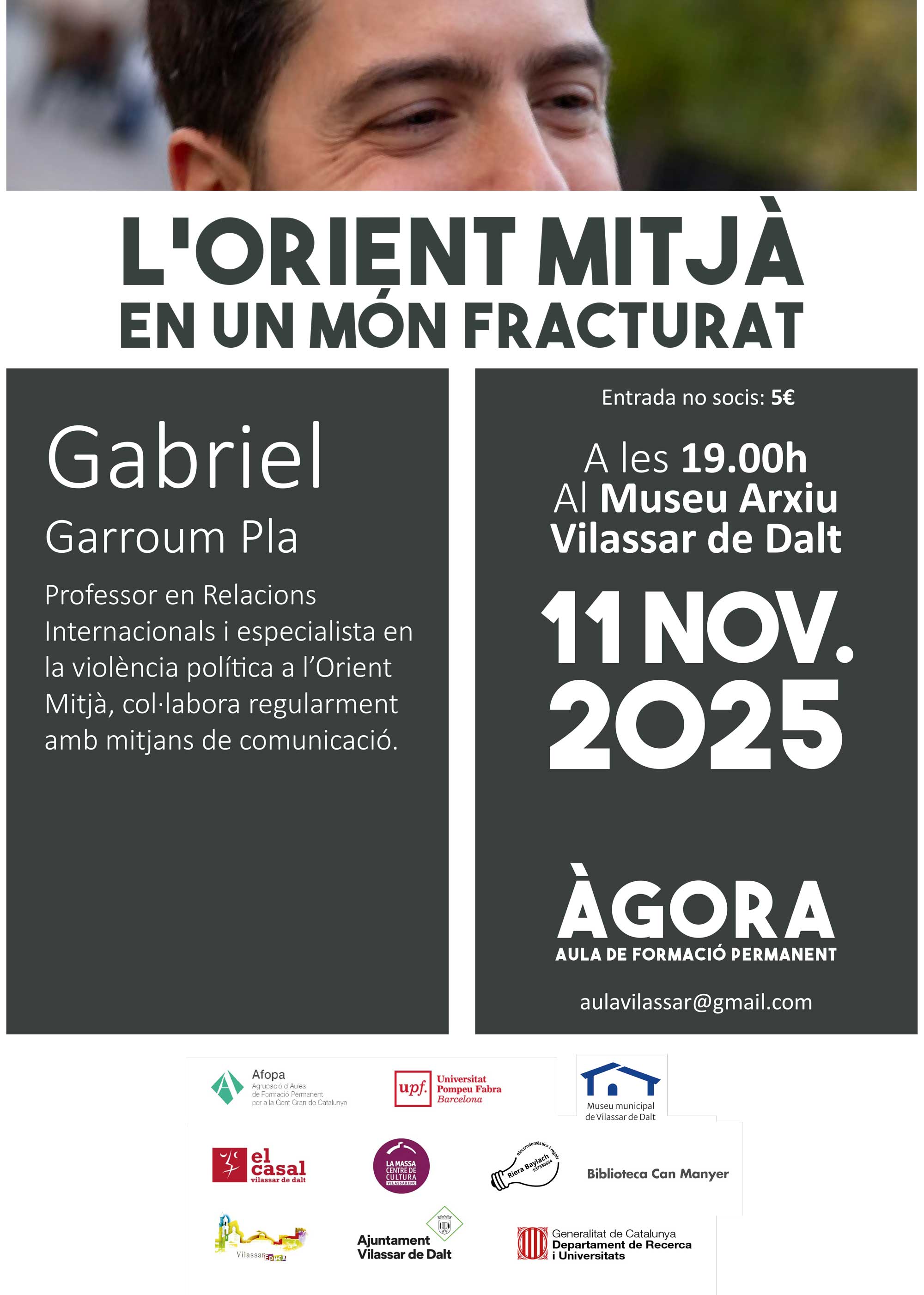 Àgora Vilassar: L'Orient Mitjà en un món fracturat