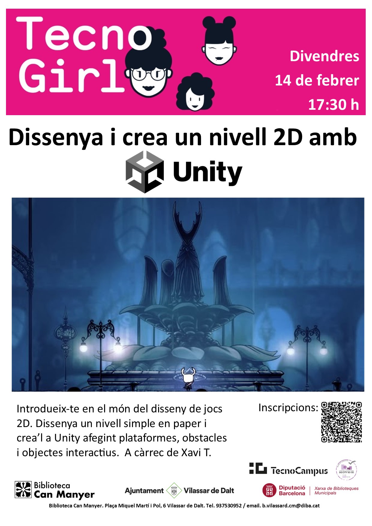 Tecno Girl. Dissenya i crea un nivell 2D amb Unity