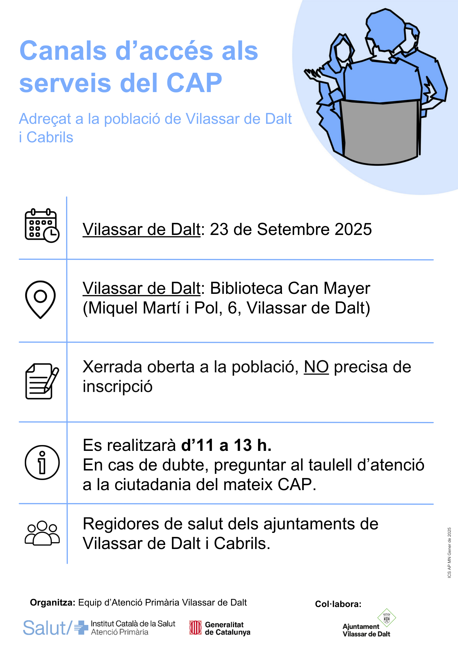 Xerrada 'Canals d'accés al CAP'
