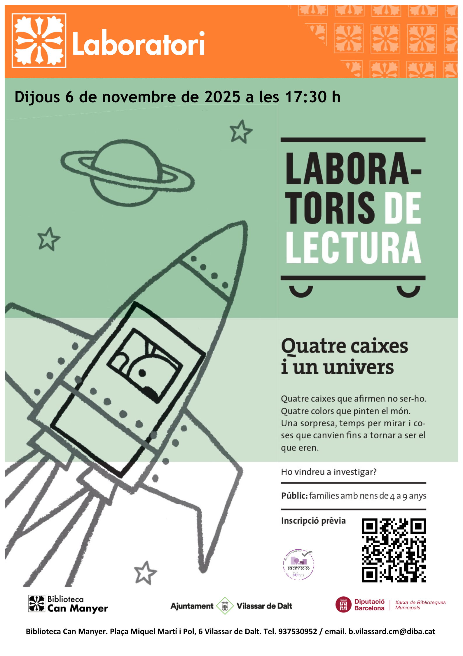 Laboratori 'Quatre caixes i un univers'