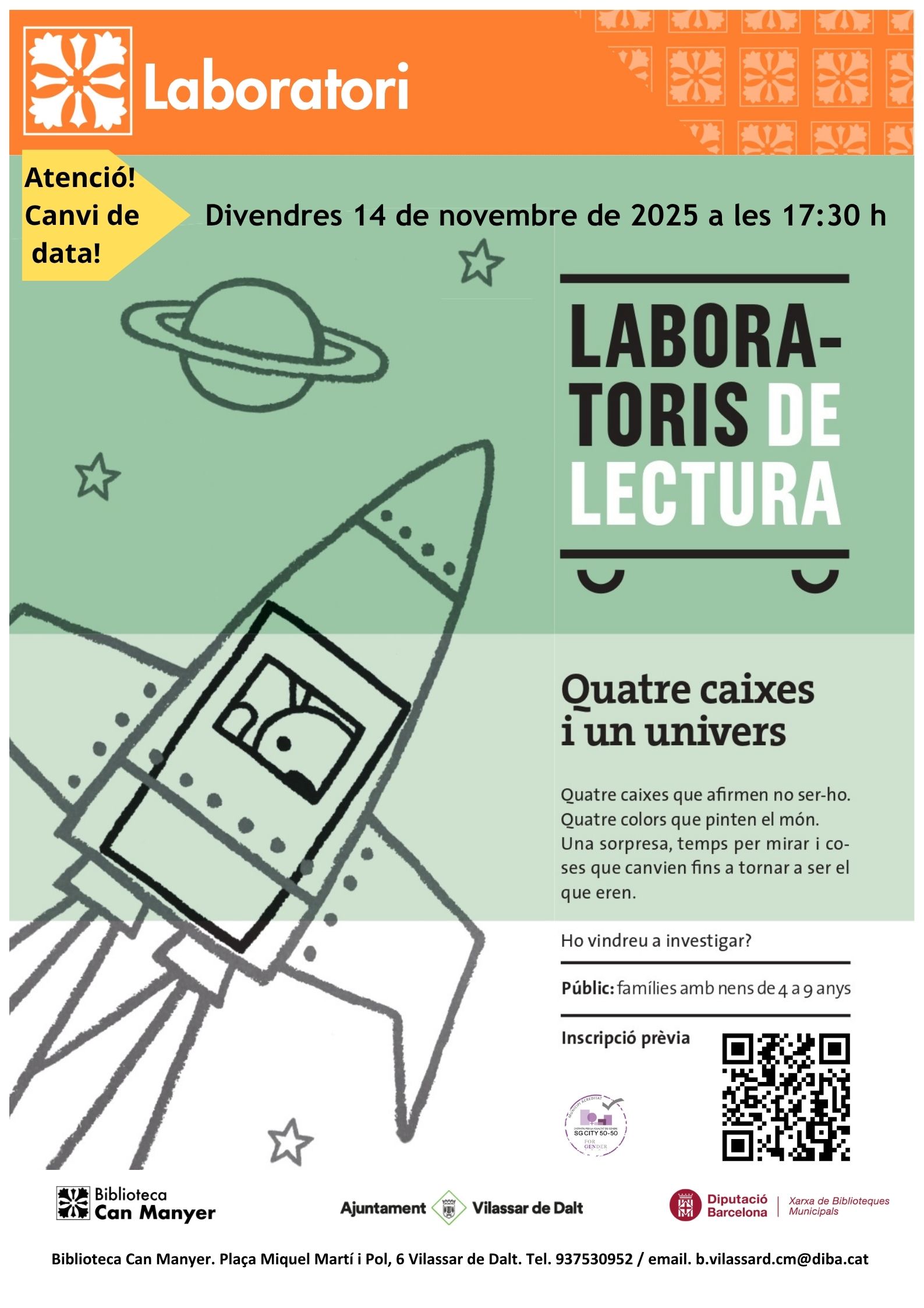 Laboratori 'Quatre caixes i un univers'