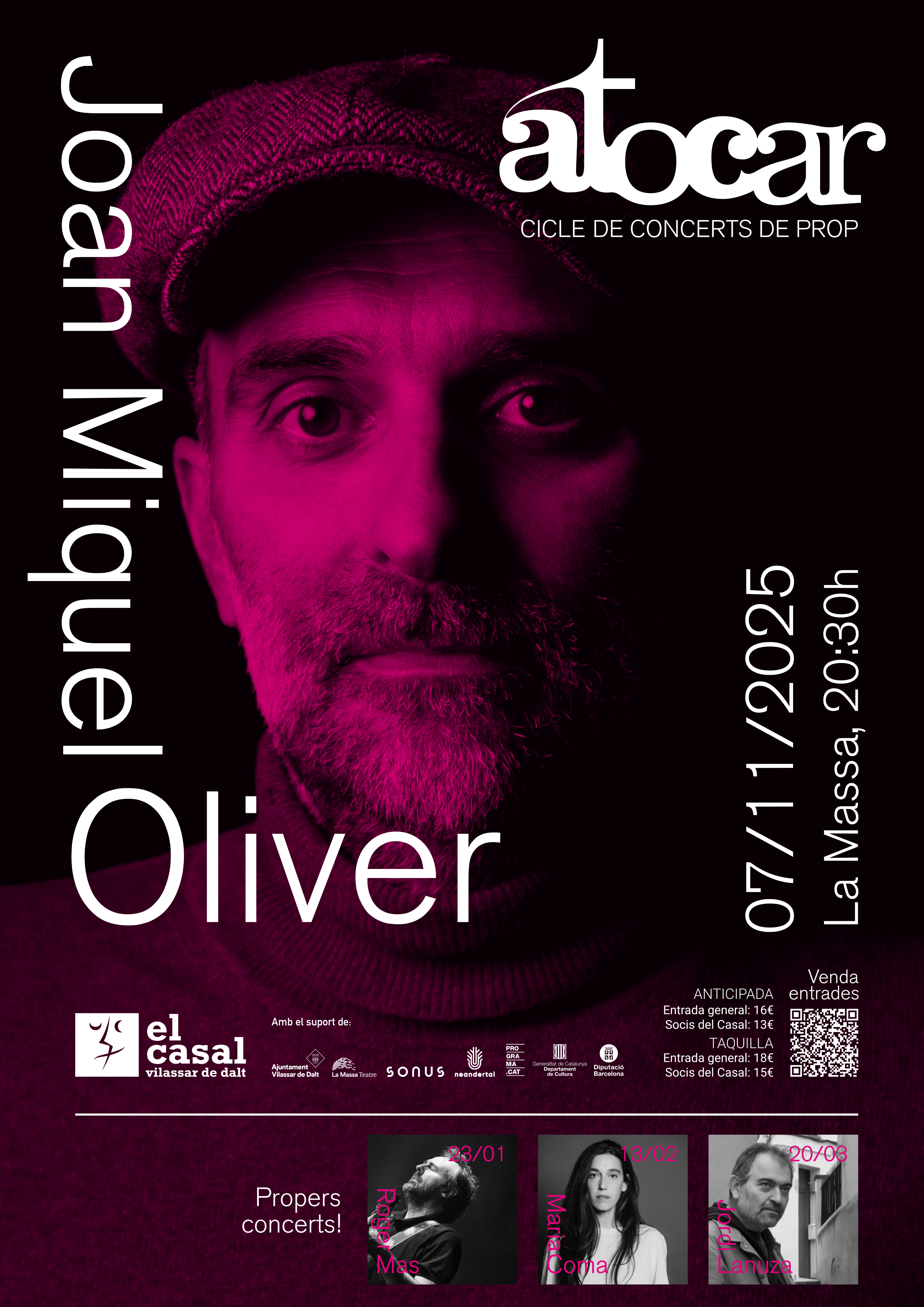 Cicle Atocar: Joan Miquel Oliver