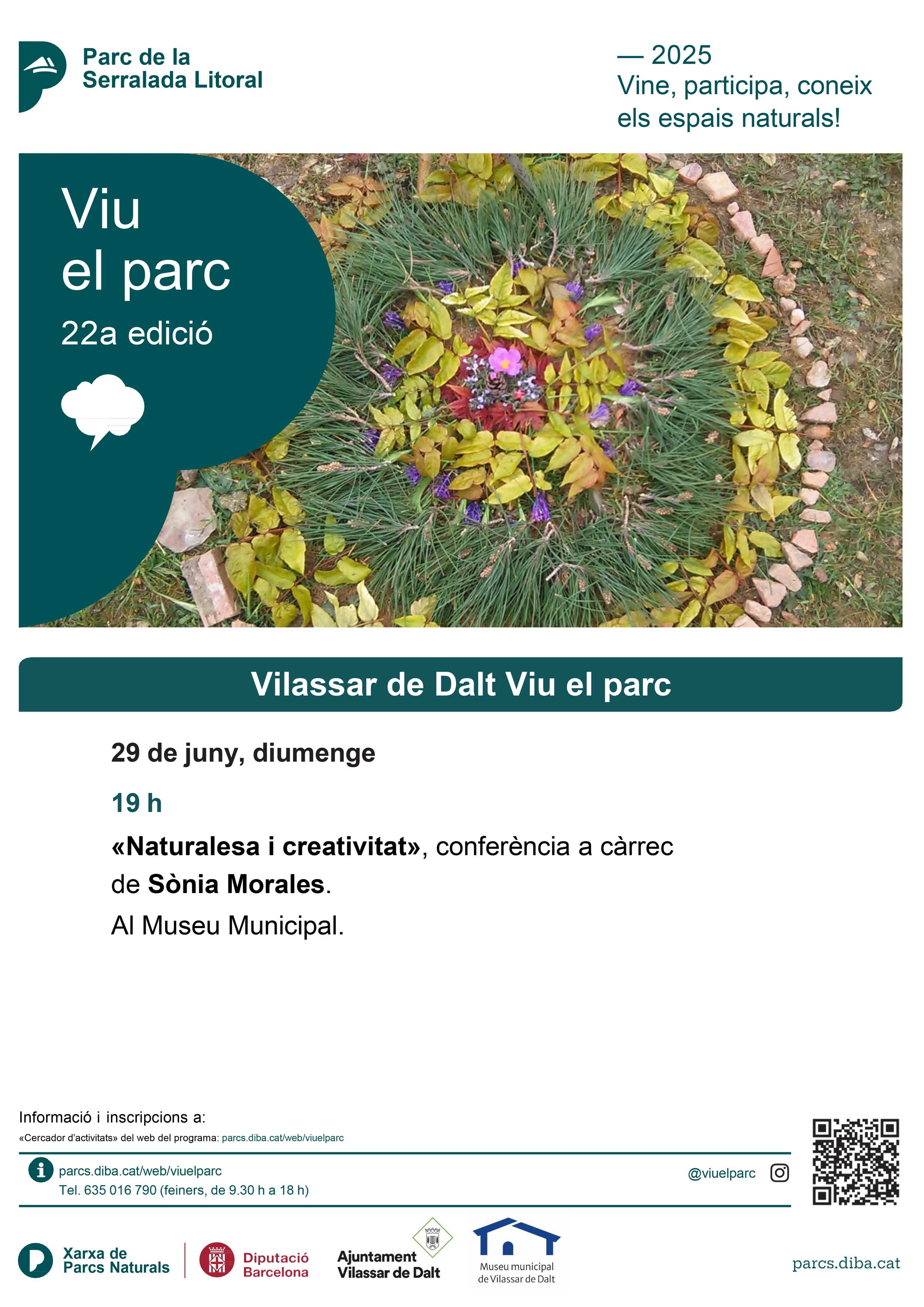 Viu el parc. Conferència 'Naturalesa i creativitat'