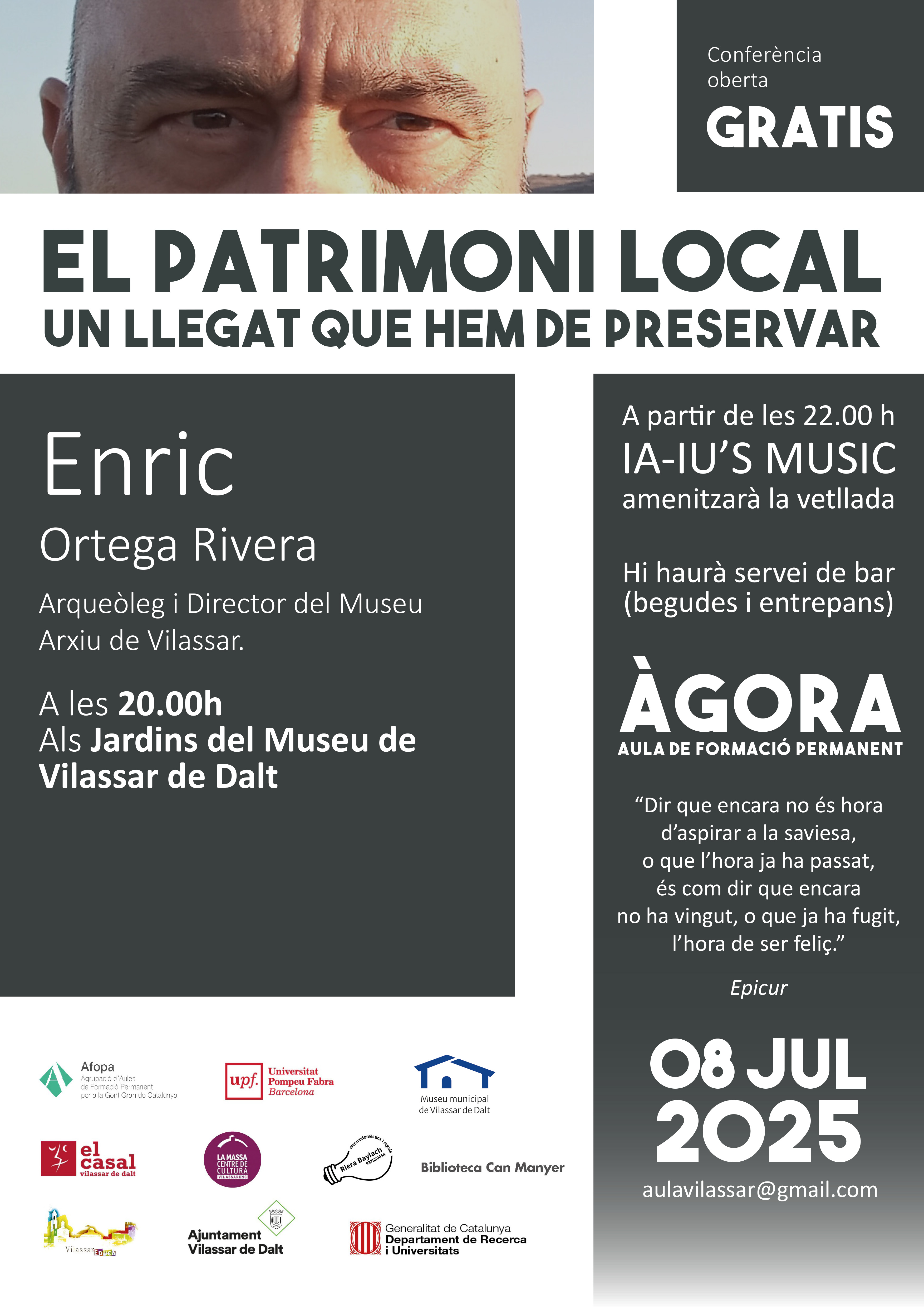 Àgora Vilassar: 'El patrimoni local, un llegat que hem de preservar'