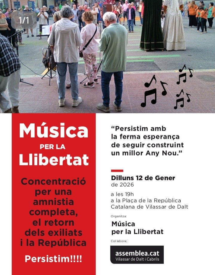 M&uacute;sica per la llibertat