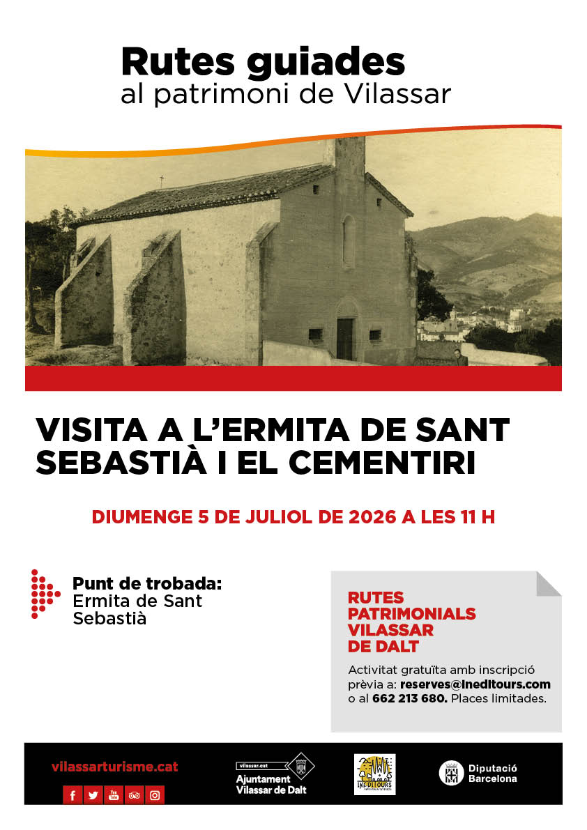 visita a l'Ermita de Sant Sebastià i el cementiri