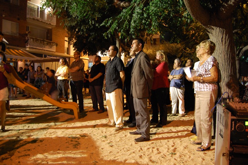 Lectura del manifest a càrrec de Josep Maria Matamoros