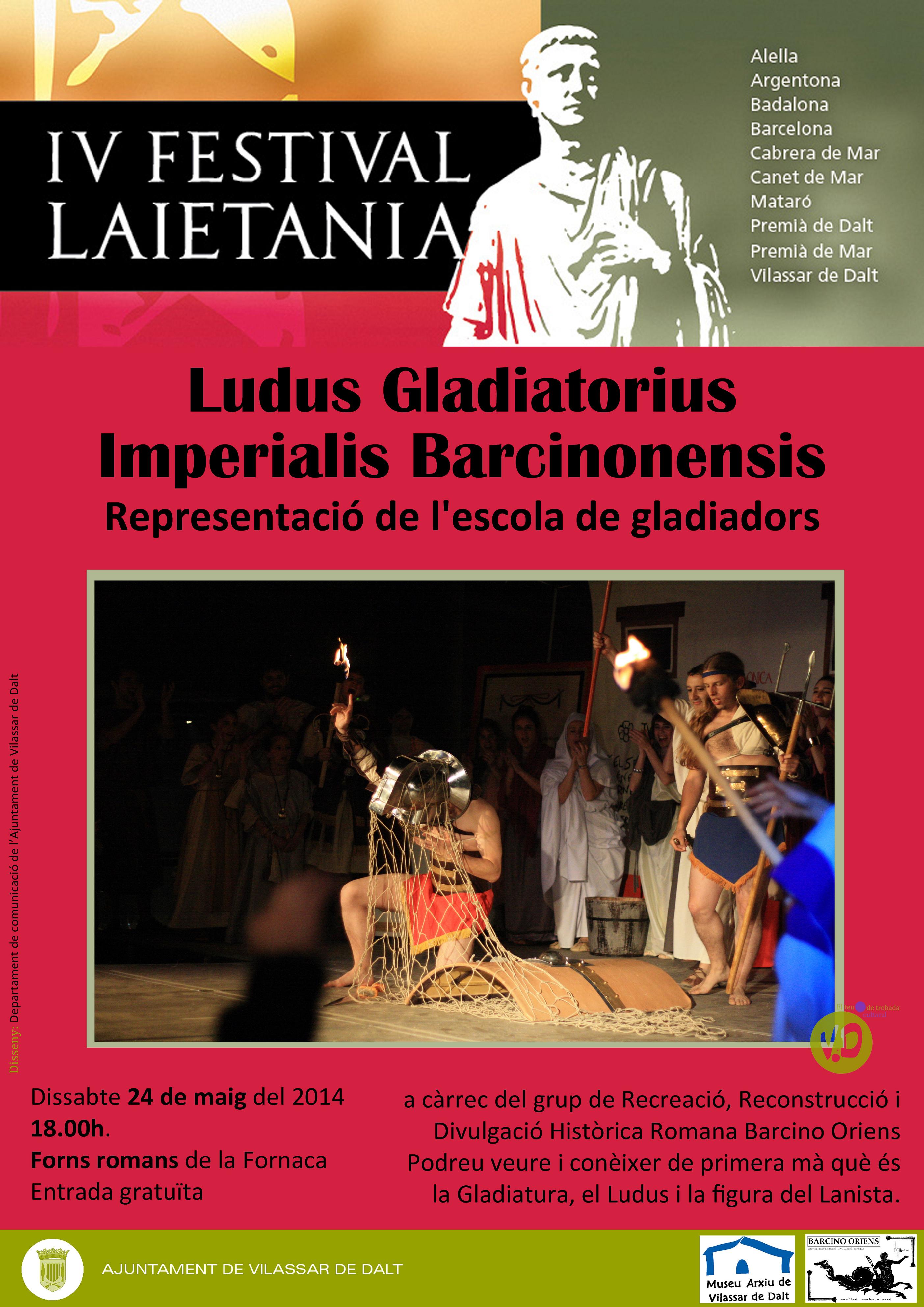 cartell lluita gladiadors als forns romans