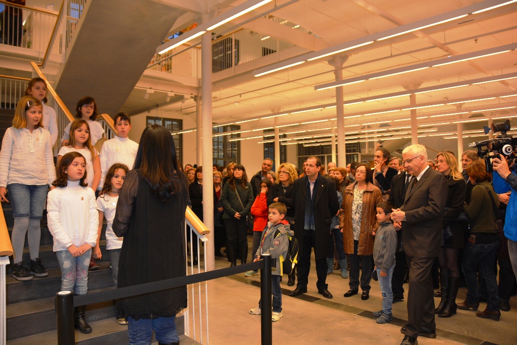 inauguració nova biblioteca can Manyer