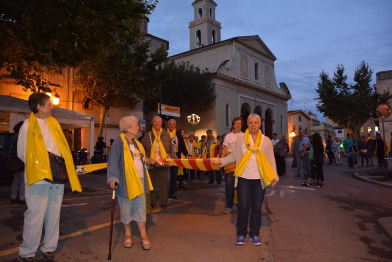 Commemoració de la Diada a Vilassar