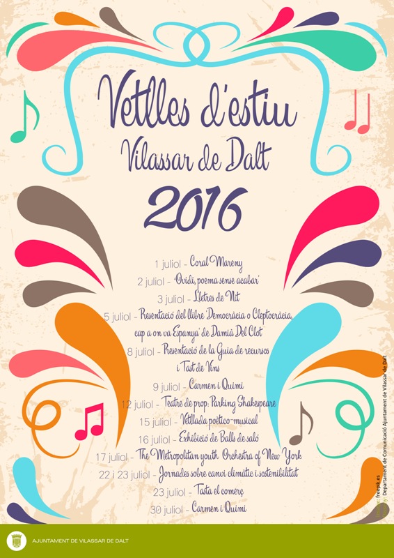 Vetlles d'estiu 2016