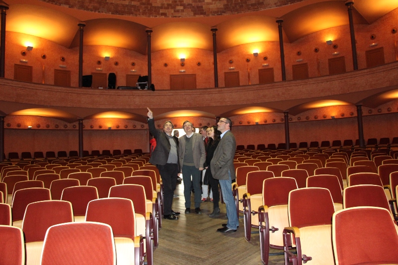 El Diputat de Cultura, Juanjo Puigcorbé visita Vilassar de Dalt