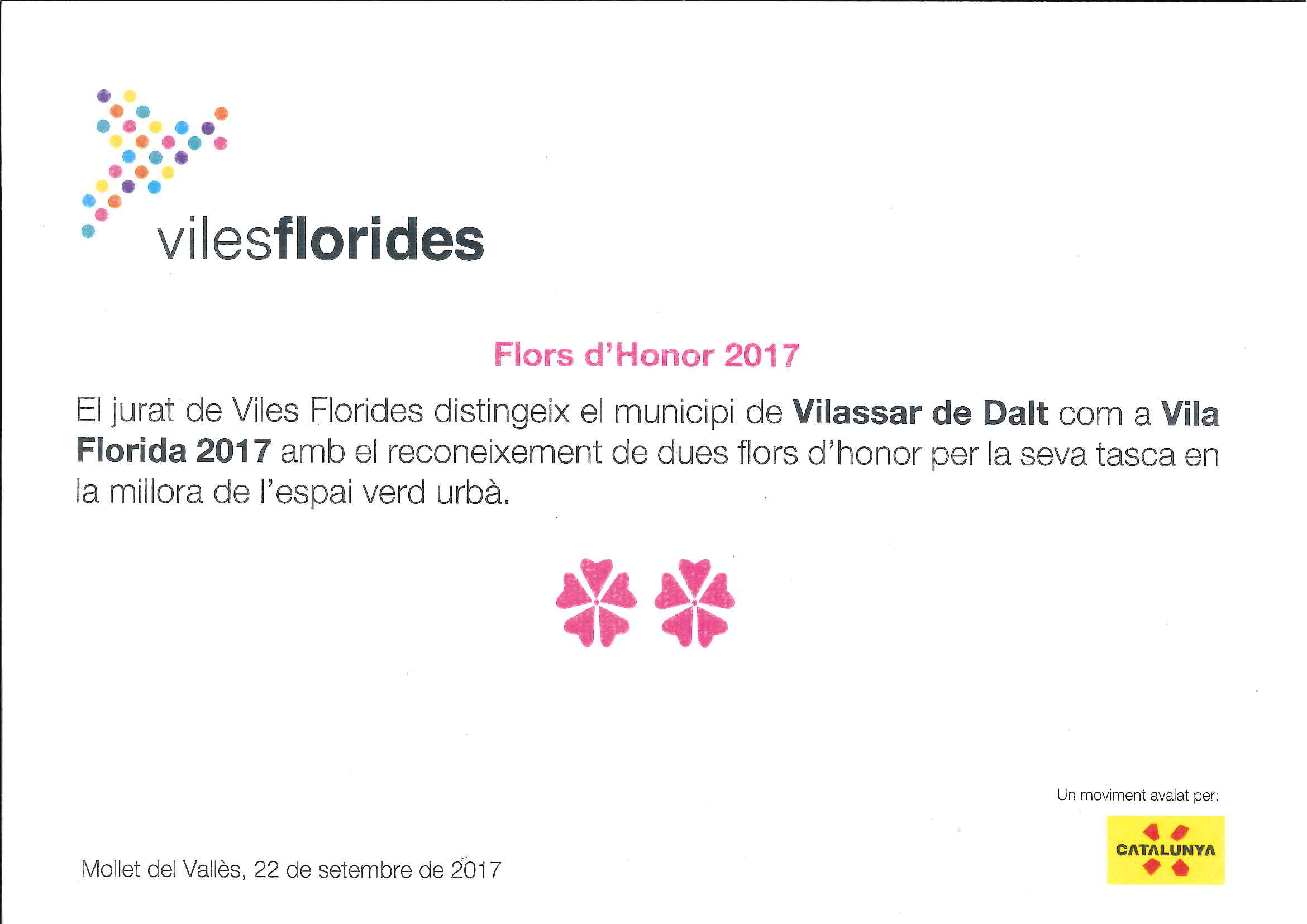 Diploma Viles Florides