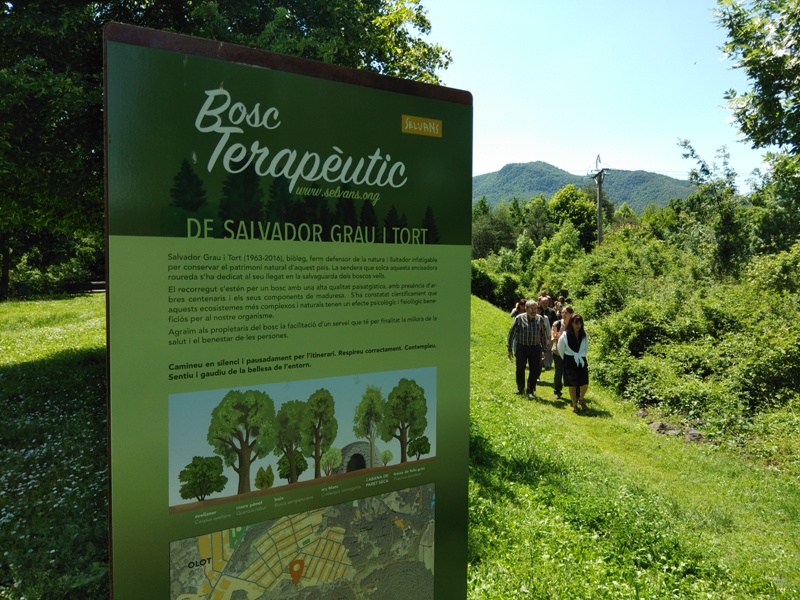 Inauguració bosc terapèutic Salvador Grau