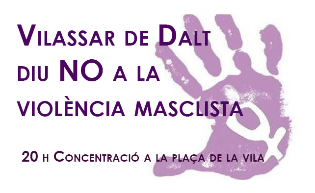 L'Ajuntament condemna l'agressió masclista que ha tingut lloc avui a Vilassar de Dalt