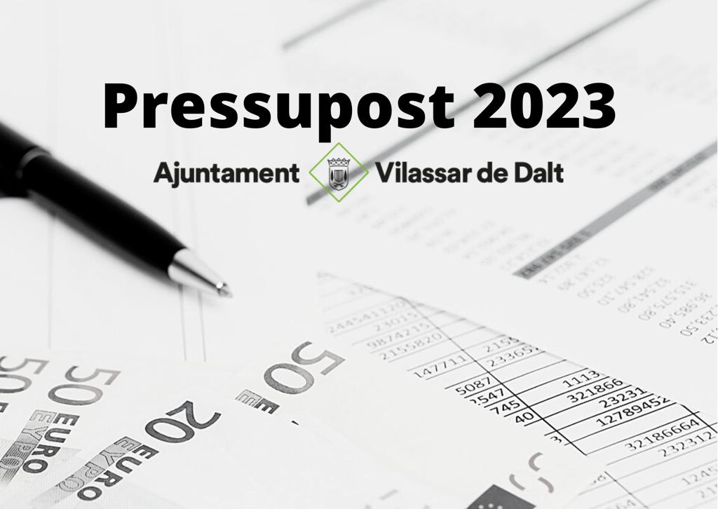 El Ple aprova inicialment el Pressupost 2023