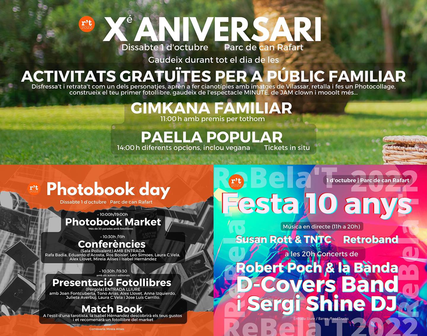 Revela'T: Festa dels 10 anys i Photobook day