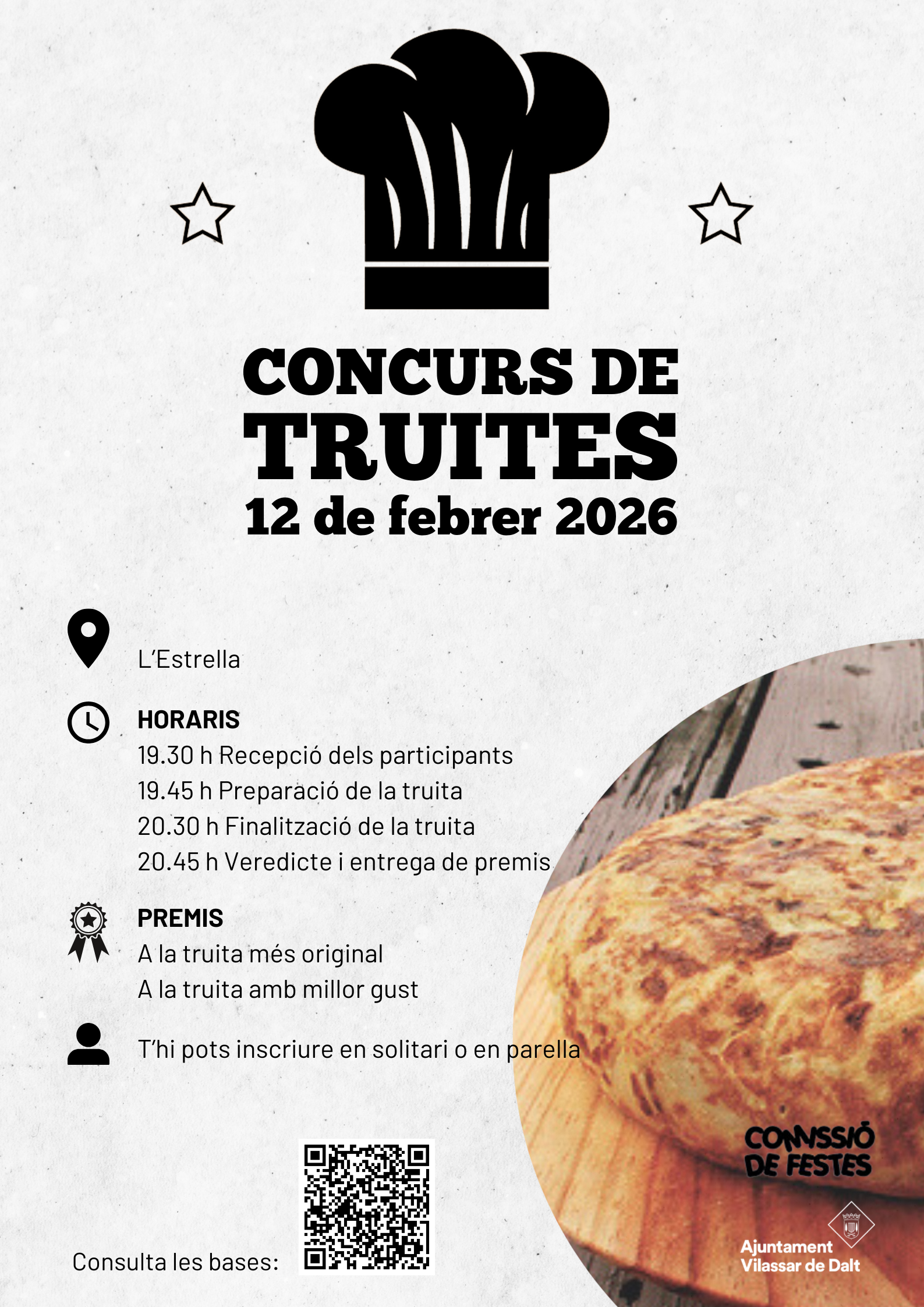 Ja et pots inscriure al Concurs de truites de Dijous Gras