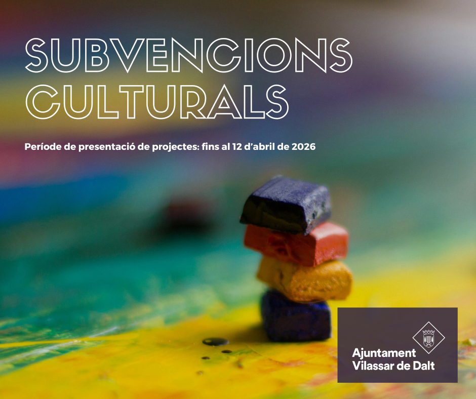 S'obre una nova convocat&ograve;ria de subvencions culturals dotada amb 25.000 &euro;