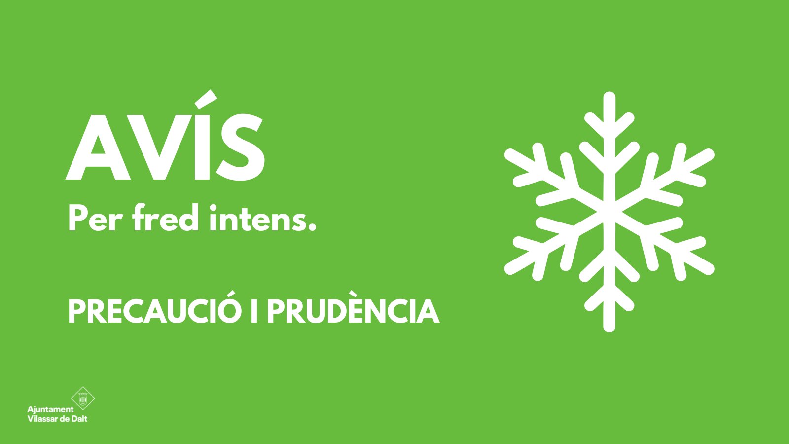 Vilassar, en fase de prealerta per fred intens Vilassar, en fase de prealerta per fred intens